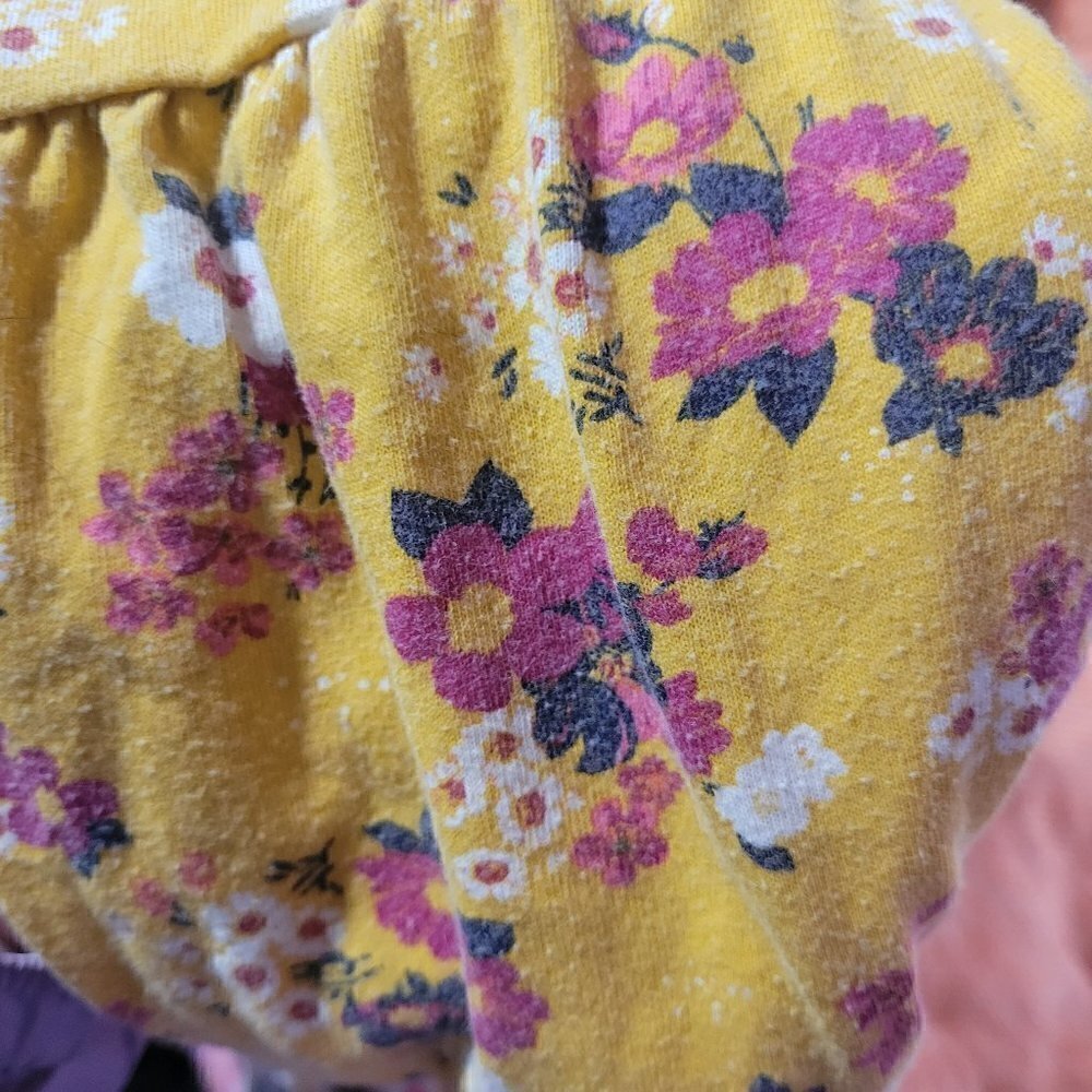 Forever Me Yellow Flowy Dress With Assorted Multicolored Flowers Size 2T - Picture 8 of 8